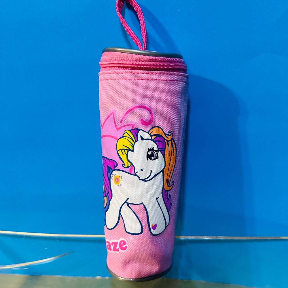 My Little Pony 2003 Pink Sunny Daze Multi Purpose Mini Bag w/Zipper Top